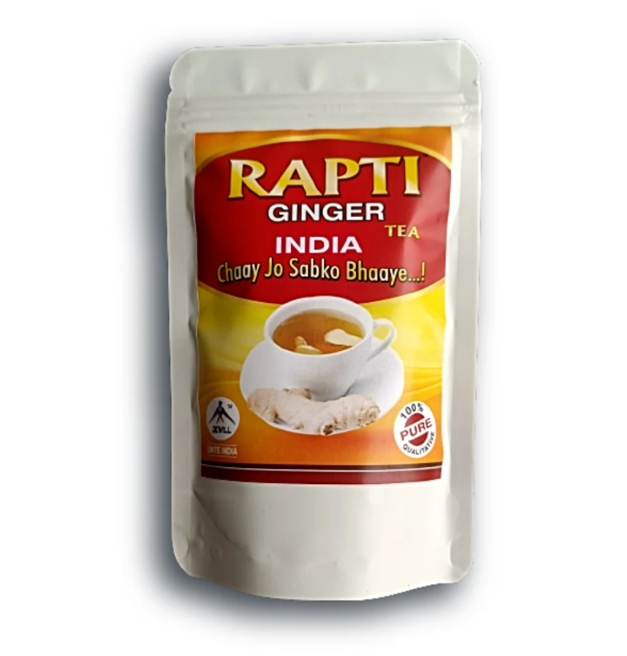 Rapti Ginger Tea, 250 Gram Pouch, MRP Rs.150/-